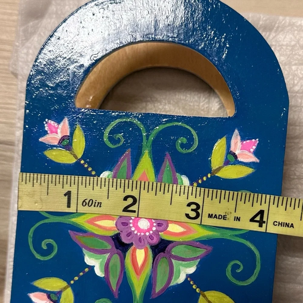 New Painted Wooden Handle Box